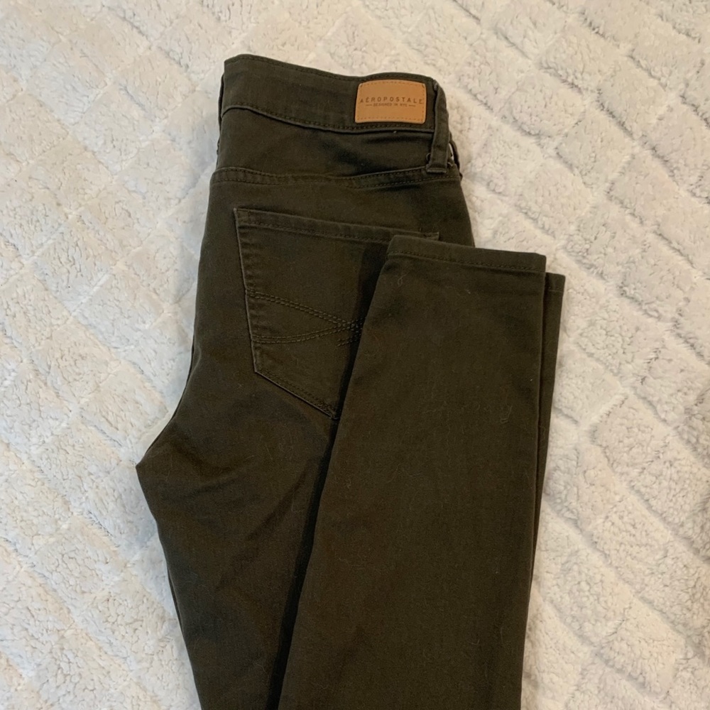 Olive jeggings